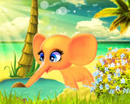 Happy elephant online