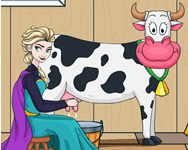 biks - Elsa milking cow
